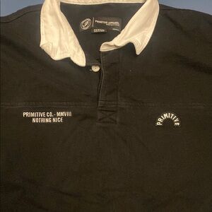 Primitive Apparel Black Polo Shirt